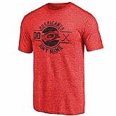 Men's Carolina Hurricanes Fanatics Branded Personalized Insignia Tri Blend T-Shirt Red FengYun,baseball caps,new era cap wholesale,wholesale hats